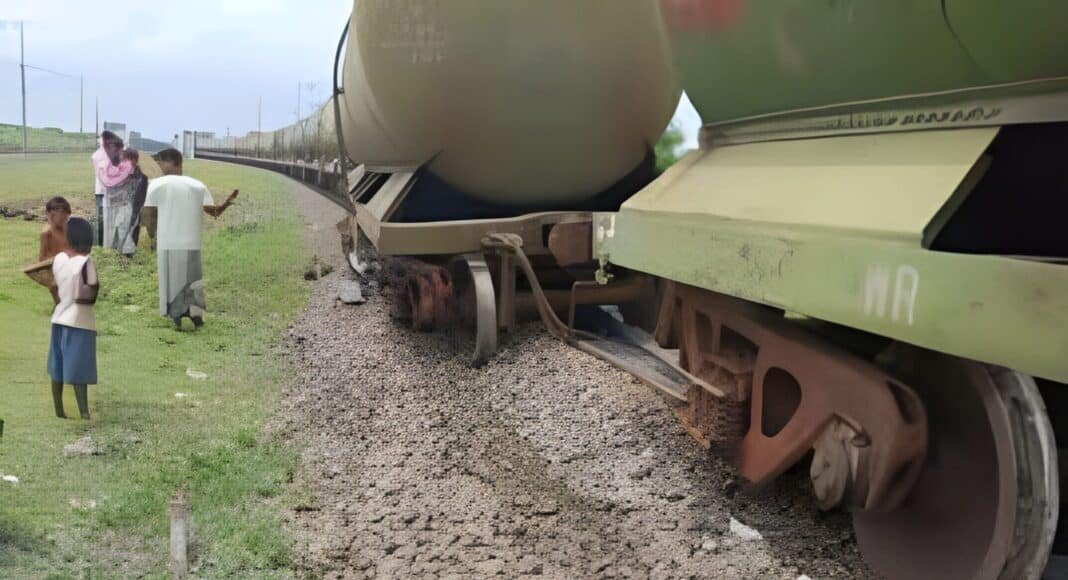 Goods Train Derailed