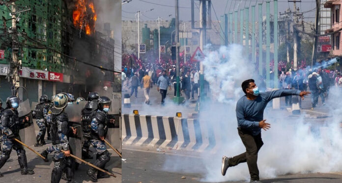 नेपाल में भड़की हिंसा