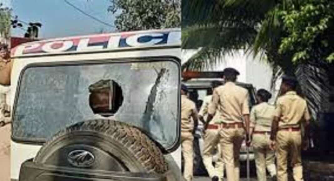 पटना में छापेमारी करने गई पुलिस पर हमला