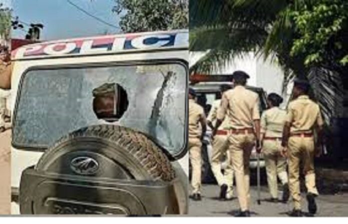 पटना में छापेमारी करने गई पुलिस पर हमला