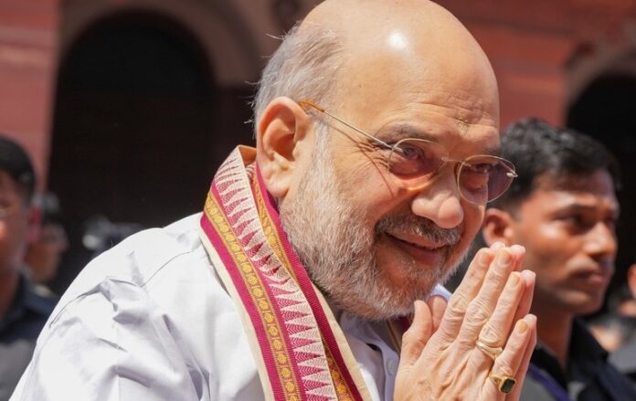 केंद्रीय गृहमंत्री अमित शाह पहुंचे पटना