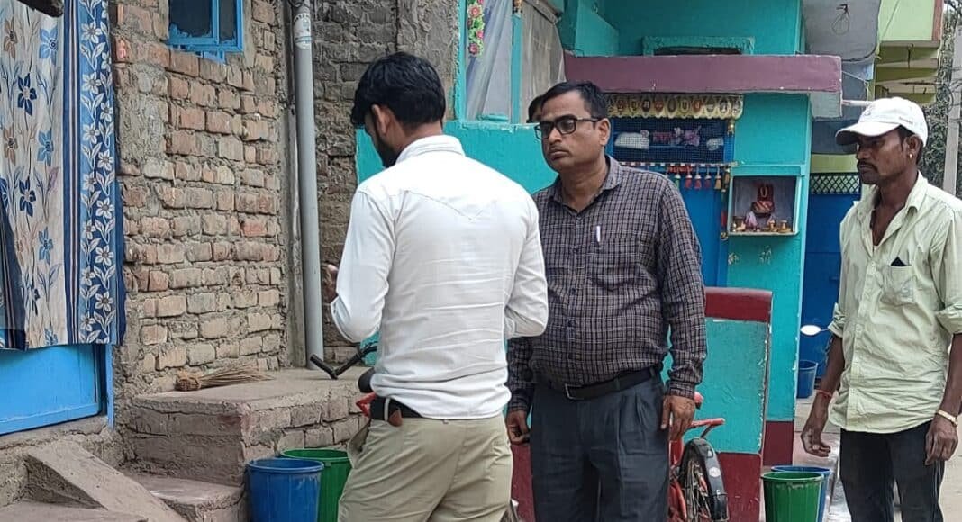 भागलपुर में वार्ड 51 में स्वच्छता सर्वेक्षण