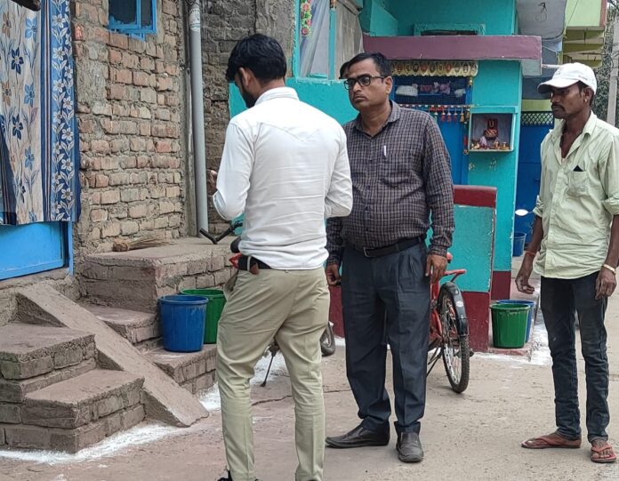 भागलपुर में वार्ड 51 में स्वच्छता सर्वेक्षण