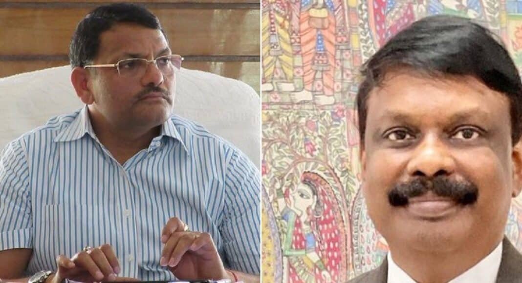 मुख्य सचिव अमृतलाल मीणा और अपर मुख्य सचिव डॉ. एस सिद्धार्थ (फाइल फोटो)