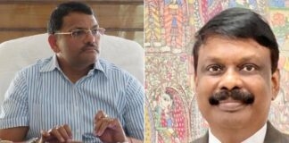 मुख्य सचिव अमृतलाल मीणा और अपर मुख्य सचिव डॉ. एस सिद्धार्थ (फाइल फोटो)