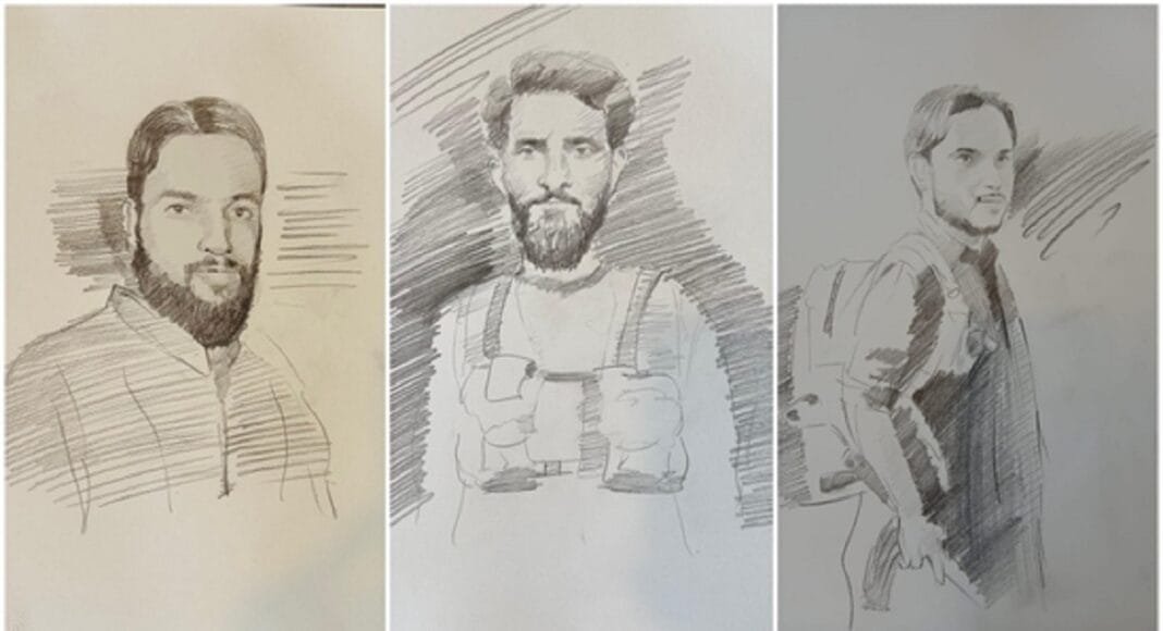 Pahalgam Attack Terrorist Sketch
