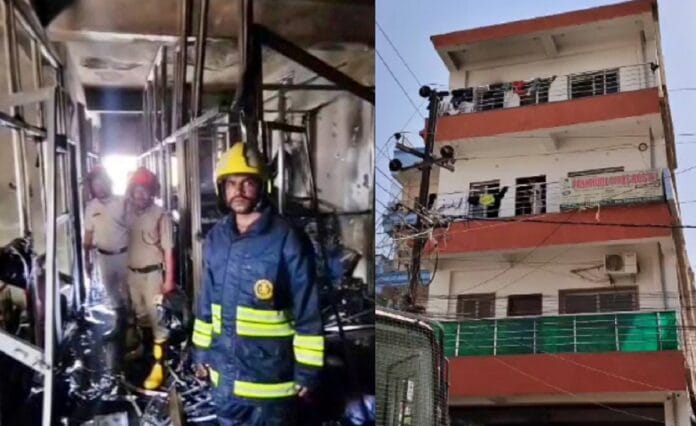 पटना के गर्ल्स हॉस्टल में लगी आग