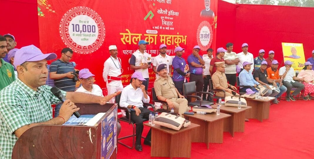 मशाल गौरव यात्रा रथ पहुंचा भागलपुर