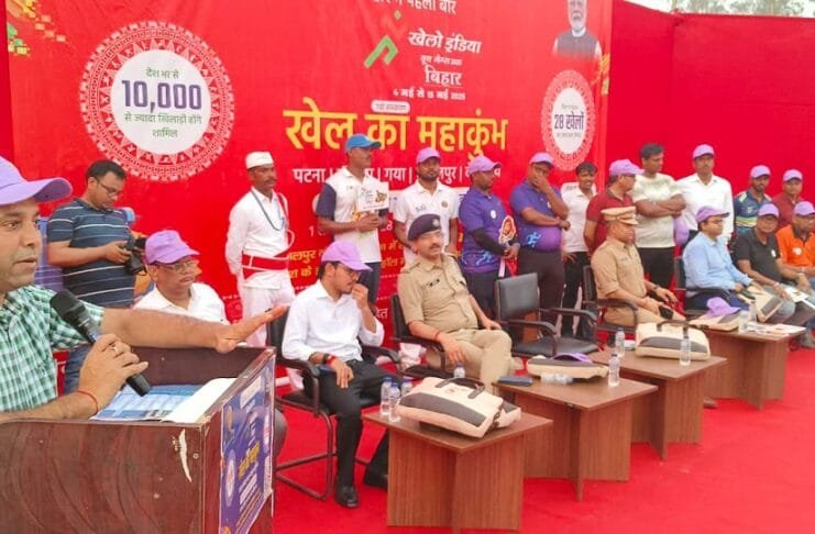 मशाल गौरव यात्रा रथ पहुंचा भागलपुर
