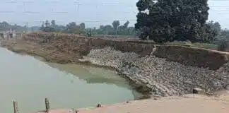 Bihar News: बिहार के इस नदी का तटबंध क्षतिग्रस्त, डेढ़ दर्जन गांवों पर मंडरा रहा बाढ़ का खतरा, ग्रामीण भयभीत भागलपुर में पुरैनी नदी का हाल