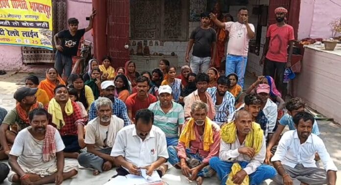 झुग्गी-झोपड़ी संघर्ष समिति का आंदोलन तेज