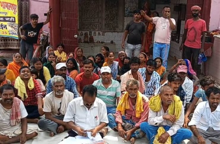 झुग्गी-झोपड़ी संघर्ष समिति का आंदोलन तेज