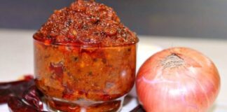 प्याज की तीखी चटनी