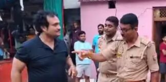 नशे में चूर ड्रग इंस्पेक्टर की दबंगई