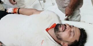 बिहार पुलिस एनकाउंटर में अपराधी घायल.