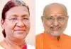 Draupadi Murmu and CP Radhakrishnan