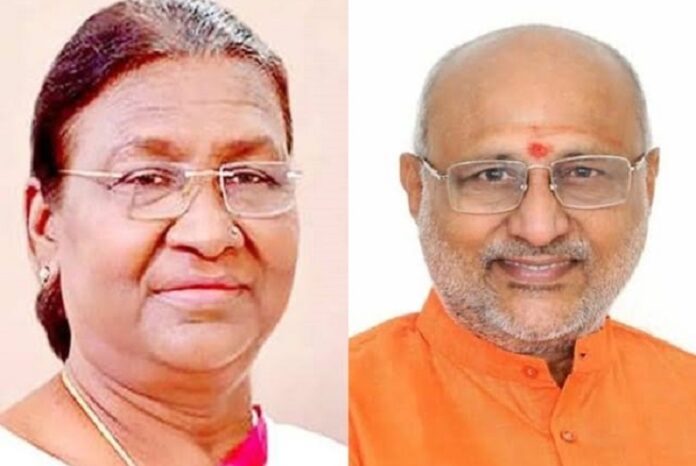 Draupadi Murmu and CP Radhakrishnan