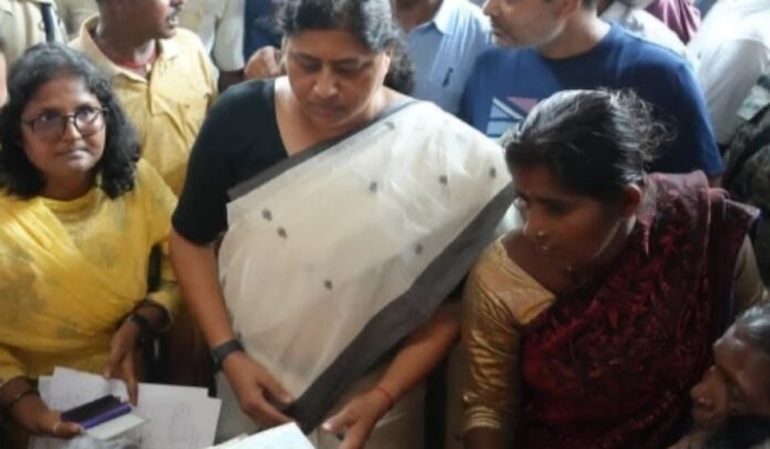 मंत्री लेशी सिंह ने पहुंचकर परिजनों को दिलाया सहारा