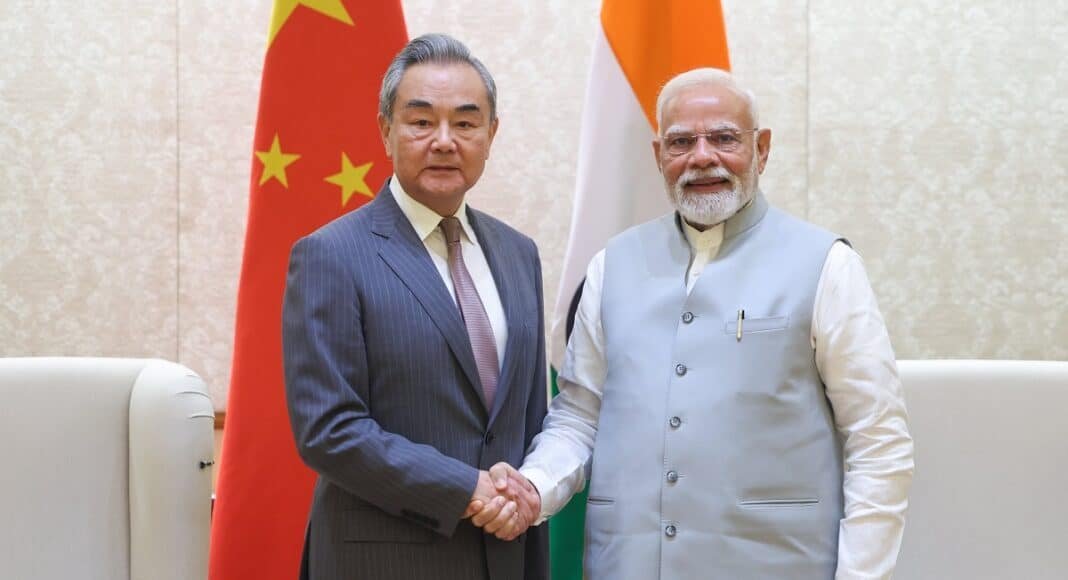 पीएम मोदी से चीनी विदेश मंत्री वांग यी ने की मुलाकात
