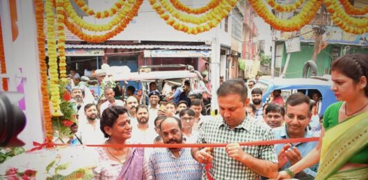 सुधा मिल्क पार्लर का उद्घाटन