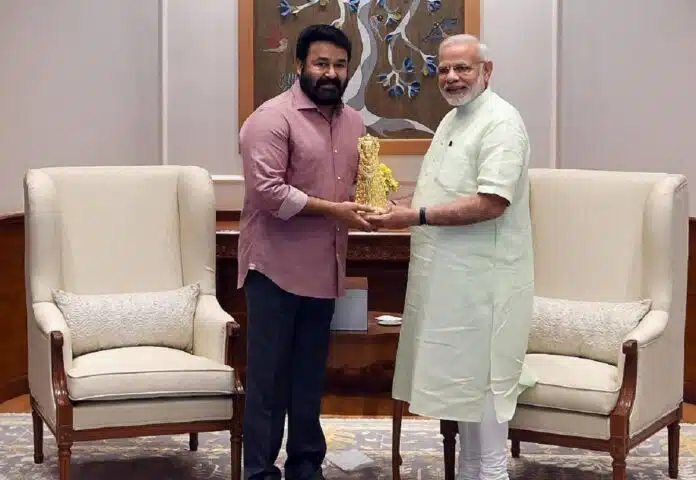Actor Mohanlal मोहनलाल को मिला दादासाहेब फाल्के पुरस्कार