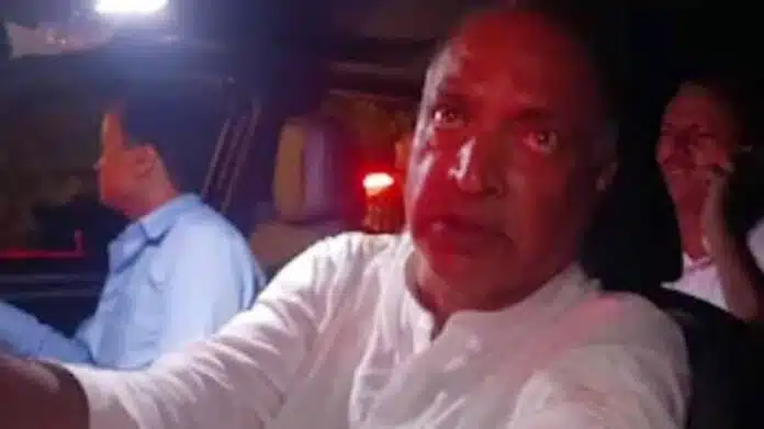 NDA candidate's convoy attacked NDA उम्मीदवार के काफिले पर हमला