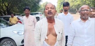 राजद नेता का राबड़ी आवास पर हाई वोल्टेज प्रदर्शन