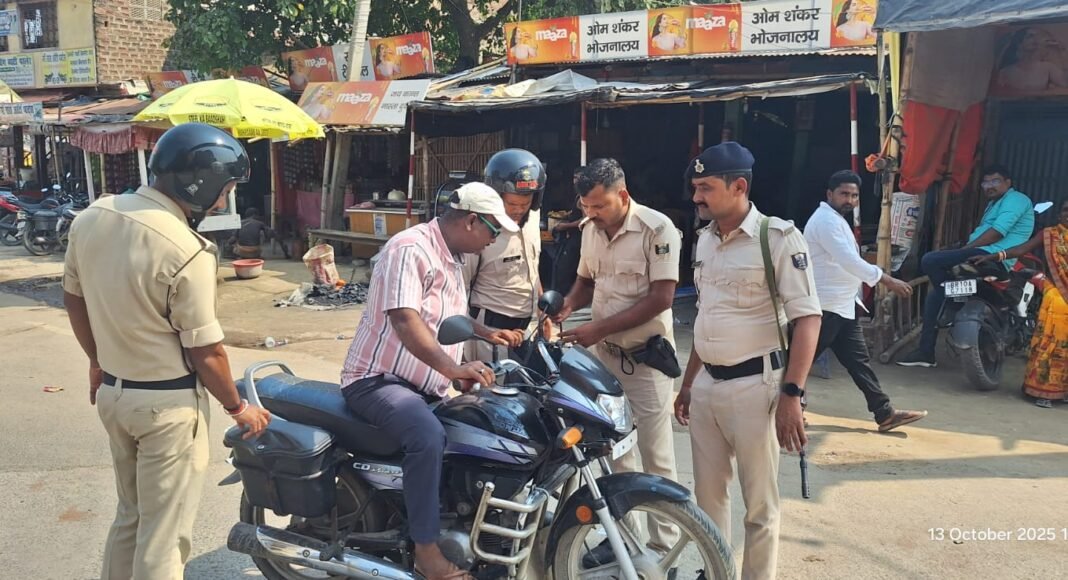भागलपुर में सघन वाहन जांच अभियान