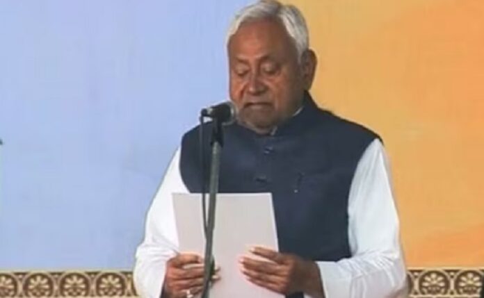 नीतीश कुमार शपथ ग्रहण