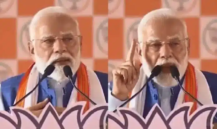 Bihar Election 2025 PM MODI Patna आरा में पीएम मोदी का भोजपुरिया तड़का