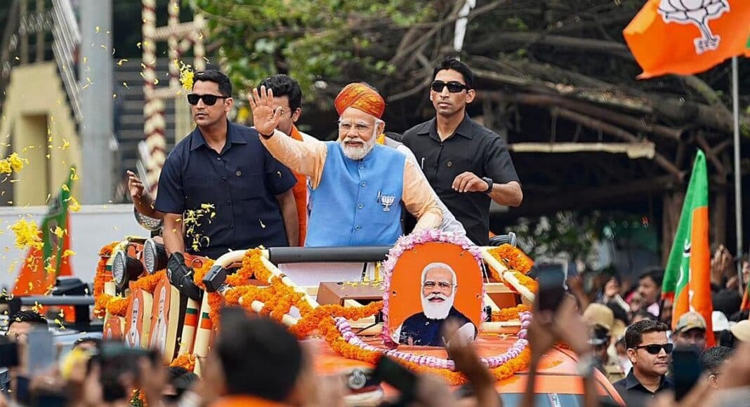 पटना में आज पीएम मोदी का रोड शो