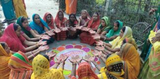 भागलपुर के सन्हौला में जीविका दीदियों की रैली