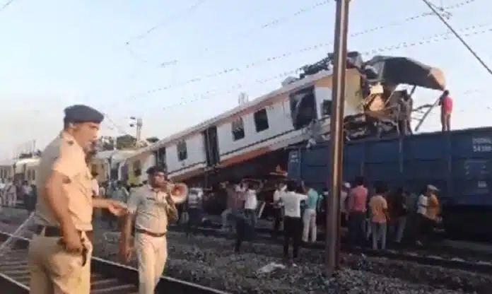 Chhattisgarh Train Accident बिलासपुर में पैसेंजर ट्रेन मालगाड़ी से टकराई