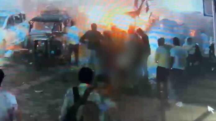 धमाके के बाद का नया फुटेज आया सामने