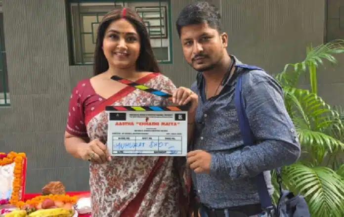 Kajal Raghwani भोजपुरी स्टार काजल राघवानी की नई फिल्म 'आस्था छठी मैया'