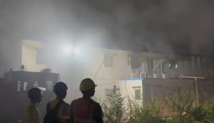 Patna Metro पटना में मेट्रो प्रोजेक्ट के दफ्तर में लगी आग