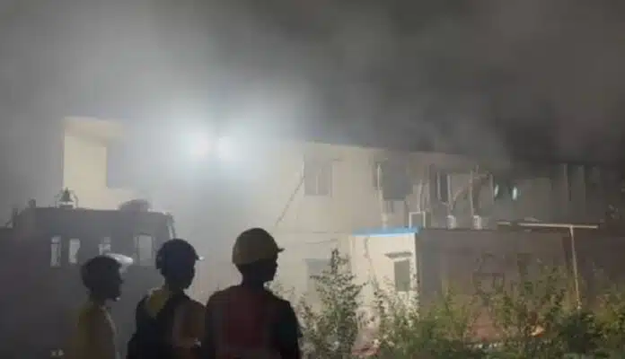 Patna Metro पटना में मेट्रो प्रोजेक्ट के दफ्तर में लगी आग