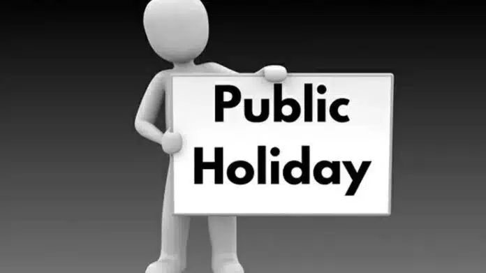Public Holiday 5 नवंबर को देशभर में अवकाश