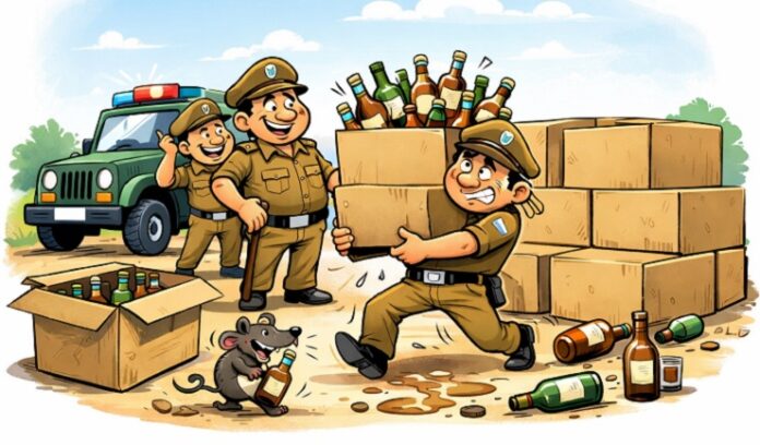 20 कार्टन अंग्रेजी शराब बरामद