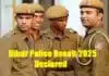 बिहार पुलिस चालक सिपाही परीक्षा के नतीजे जारी