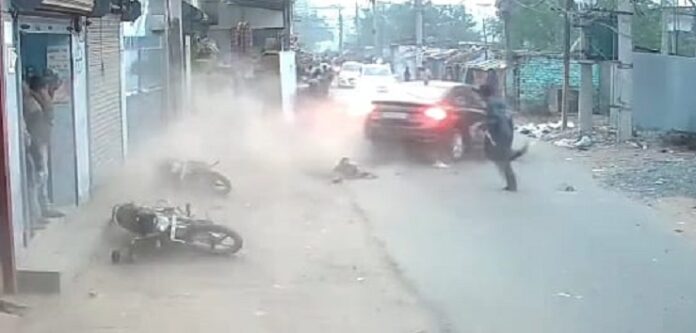 दानापुर में तेज रफ्तार कार का कहर