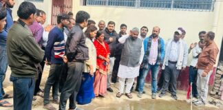 मेयर और विधायक का निरीक्षण