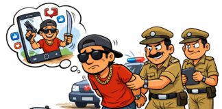 पटना में सोशल मीडिया पर कट्टा-तलवार लहराने वाला बदमाश गिरफ्तार, पुलिस ने हथियार किया बरामद पटना