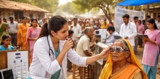 बिहार में नेत्र जांच अभियान का दूसरा चरण शुरू, एक लाख लोगों को मुफ्त चश्मा देने का लक्ष्य बिहार में नेत्र जांच अभियान का दूसरा चरण शुरू