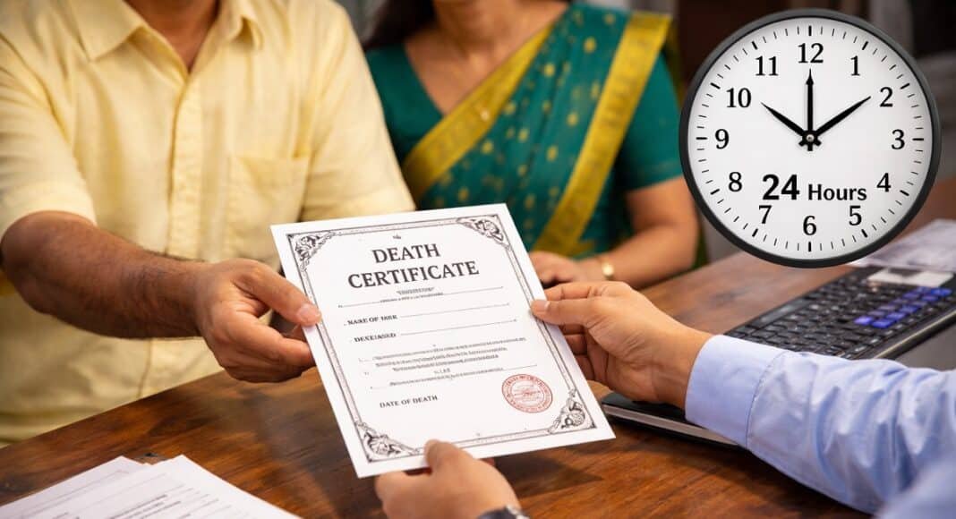 बिहार में 24 घंटे के अंदर मिलेगा मृत्यु प्रमाण पत्र