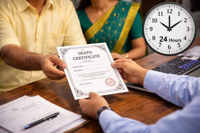 बिहार में 24 घंटे के अंदर मिलेगा मृत्यु प्रमाण पत्र