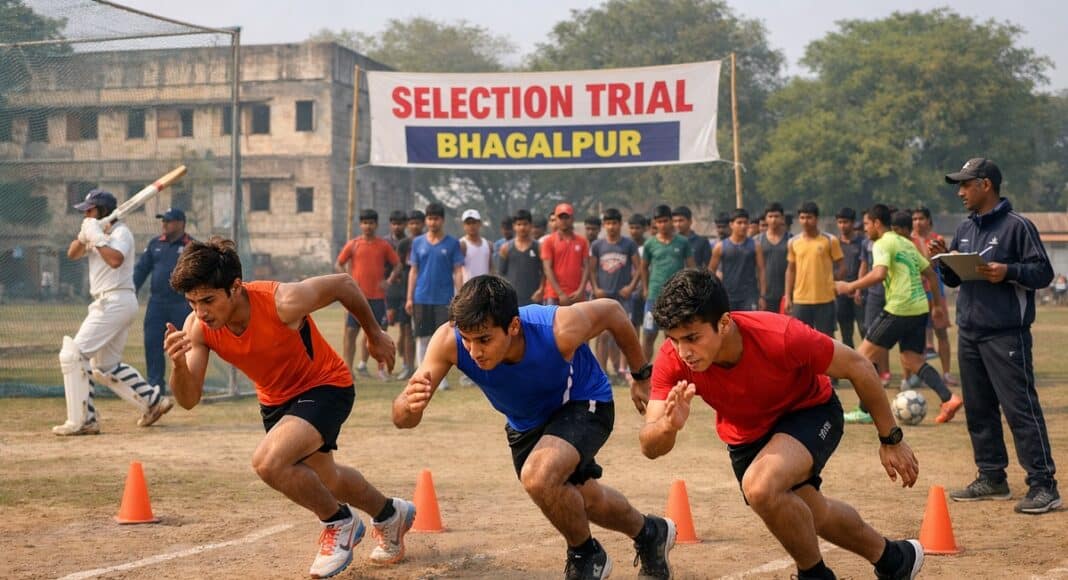 भागलपुर में 6 और 9 अप्रैल को होगा चयन ट्रायल