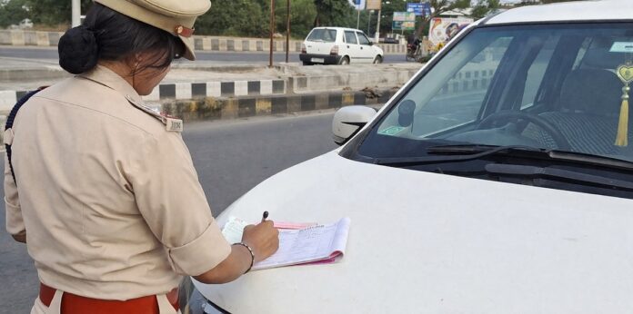 वाहन चालान