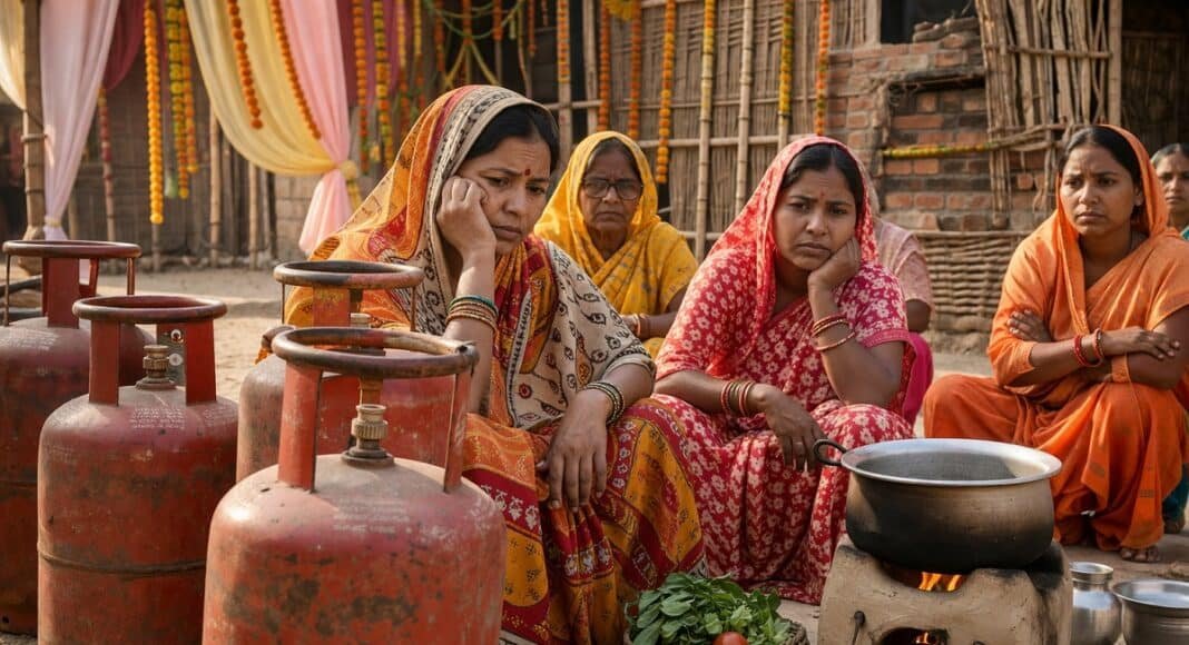 बिहार में शादी-ब्याह के मौसम में एलपीजी संकट.