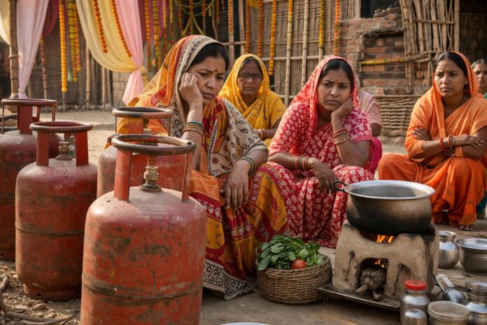 बिहार में शादी-ब्याह के मौसम में एलपीजी संकट.